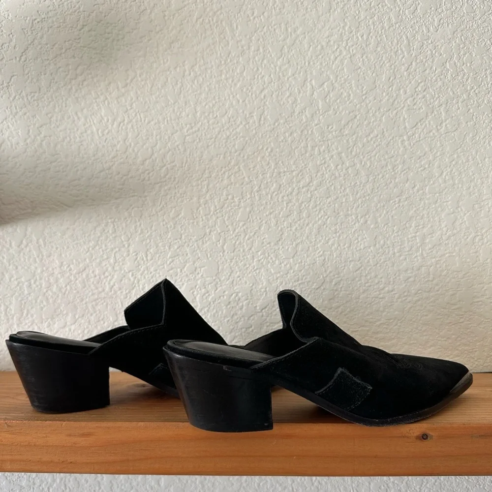PAIGE Kensington Western Mule Size 8 NO BUCKLE - Picture 5 of 9